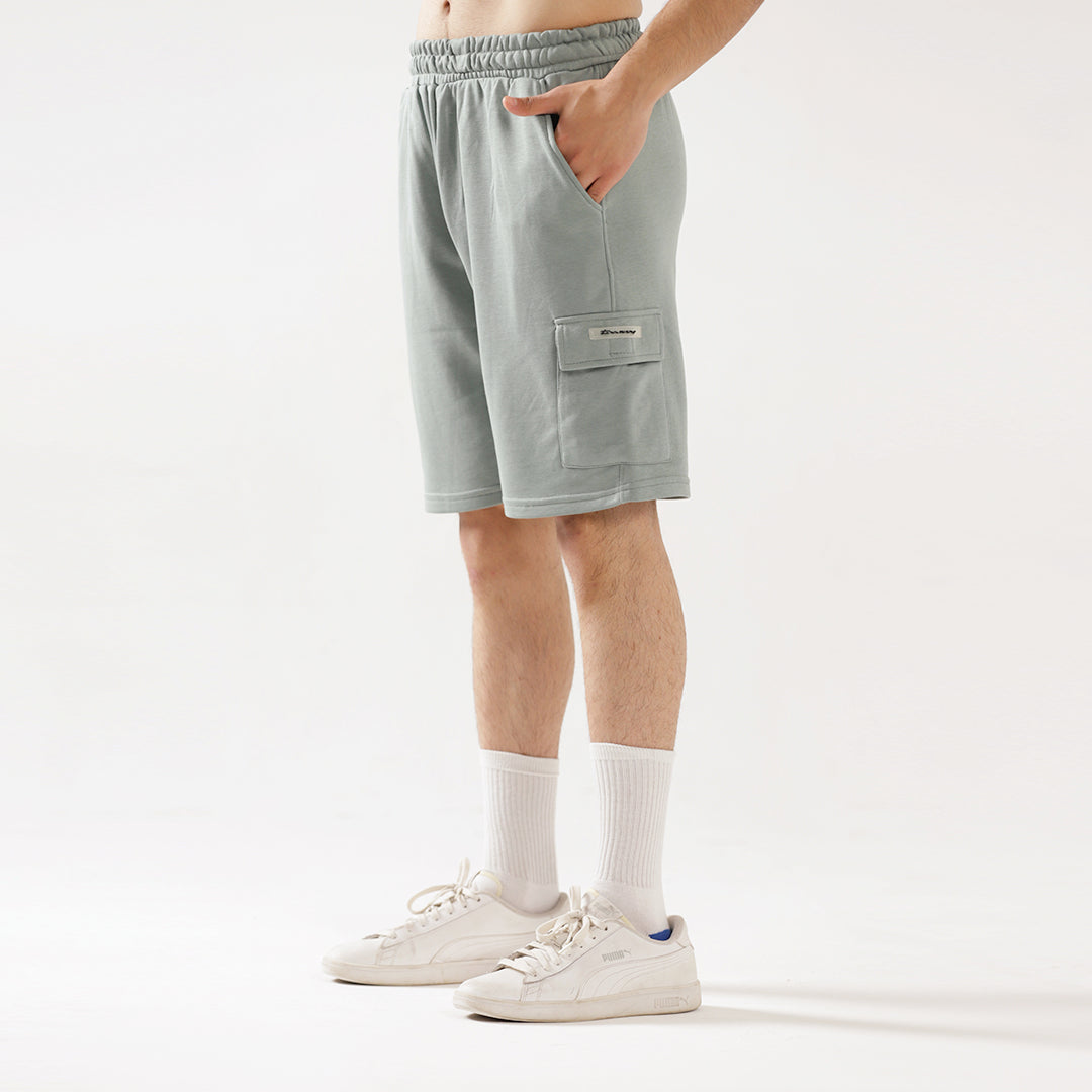 Mint Cargo Relax Fit Shorts