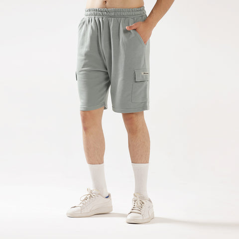 Mint Cargo Relax Fit Shorts