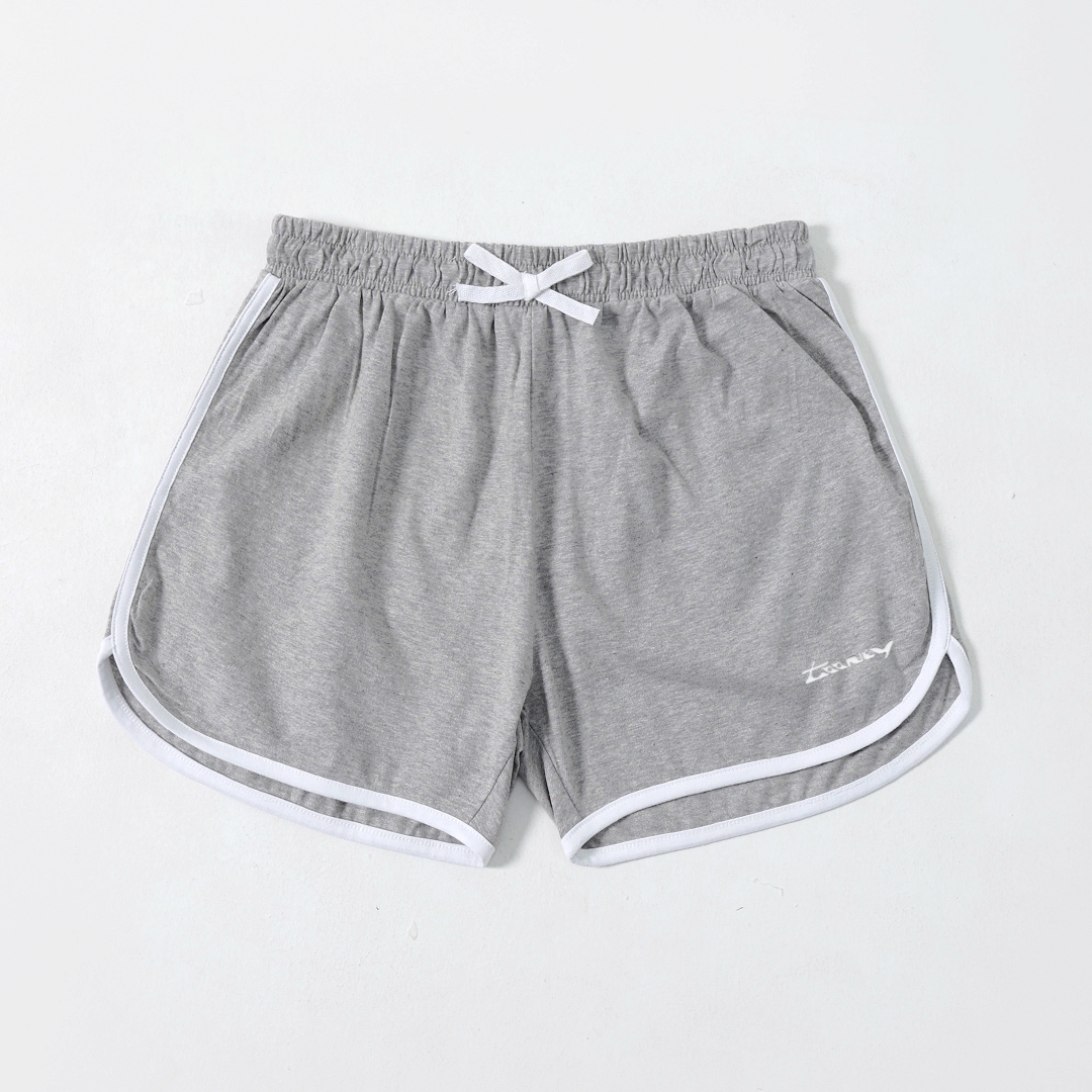 Grey Cotton Dolphin Shorts Tooney Teez