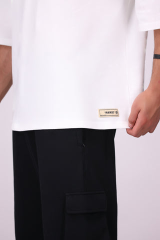 220 GSM White Extra Oversize T-shirt