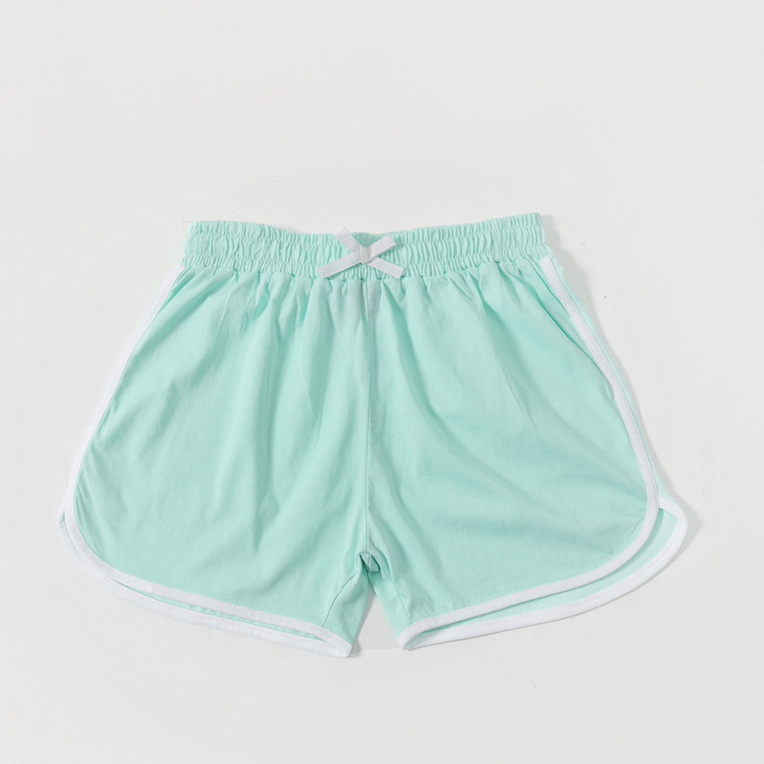 Sea Green Cotton Dolphin Shorts