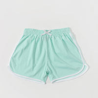 Sea Green Cotton Dolphin Shorts