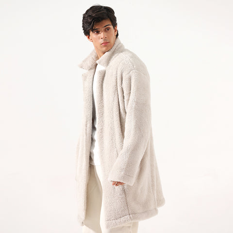 Plush Comfort Long Fur Unisex Coat