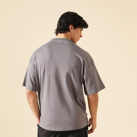 Light Smoke Grey Oversized T-shirt