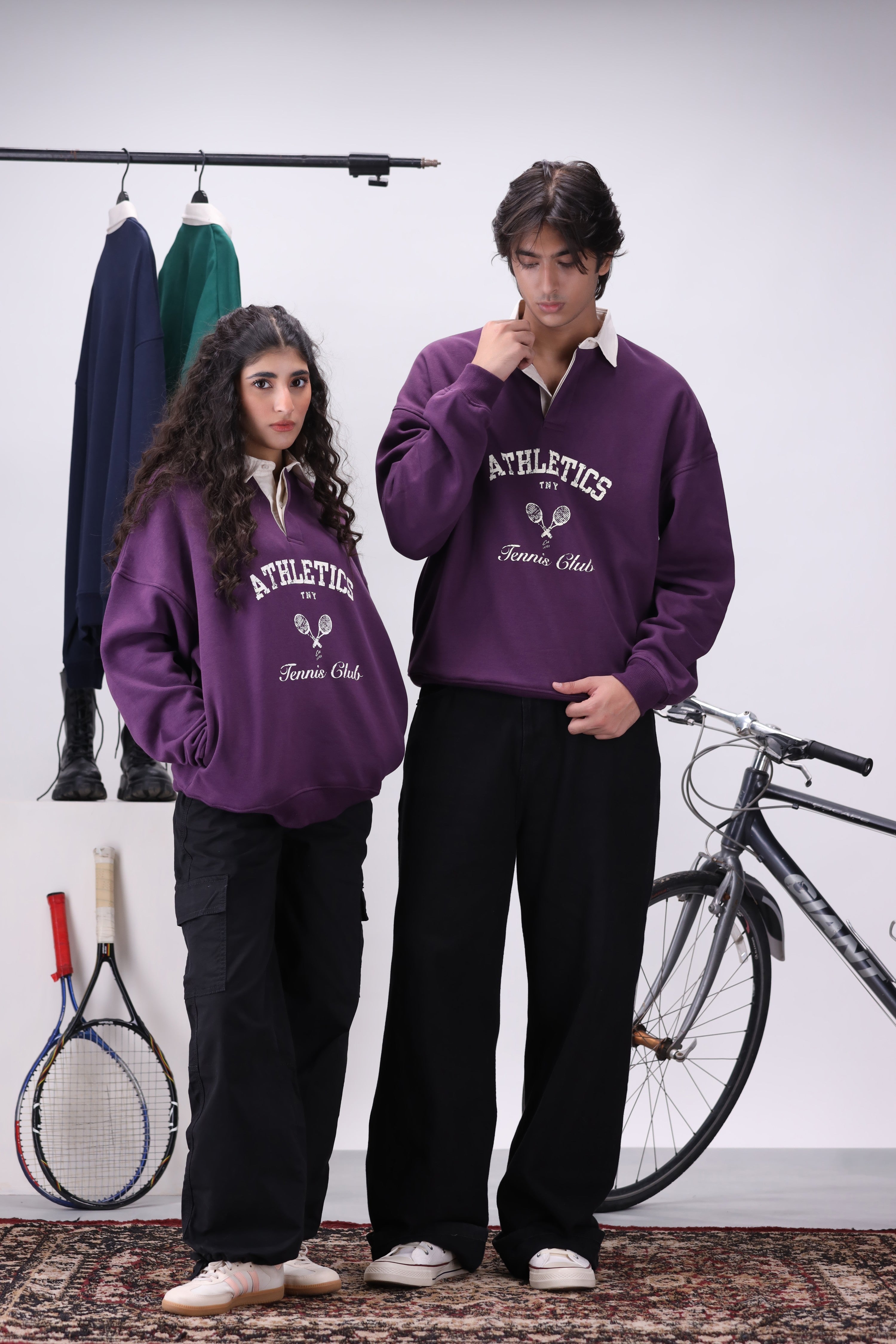 Classic Purple TNY Tennis Club Sweatshirt