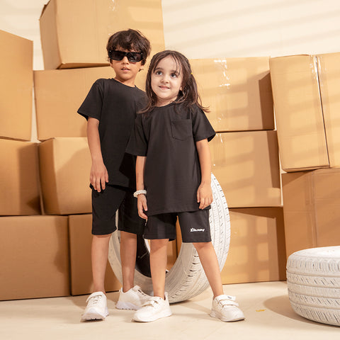 BLACK - 24/7 Kids Co-ord Set