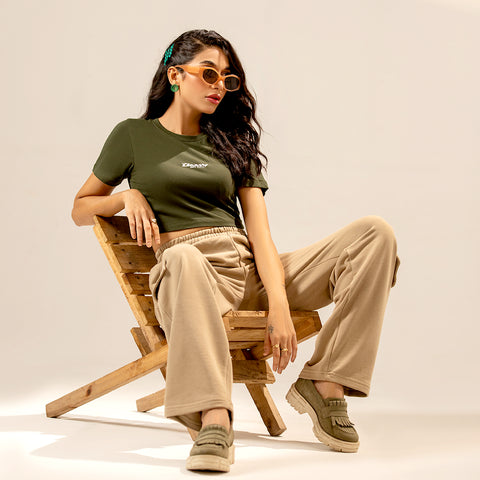 Olive Baby Tee