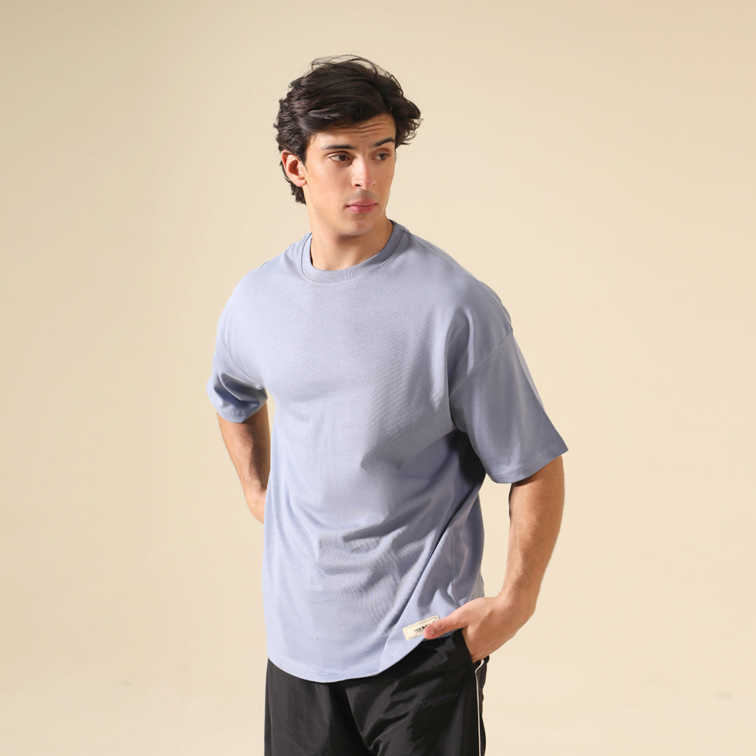 Powder Blue Oversized T-shirt