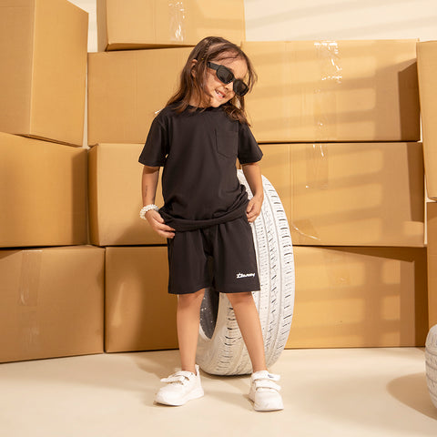 BLACK - 24/7 Kids Co-ord Set