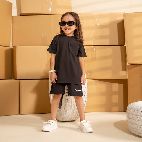 BLACK - 24/7 Kids Co-ord Set