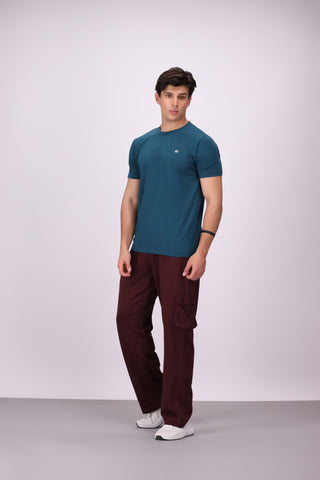 V2 Essential Cargo Trouser Maroon