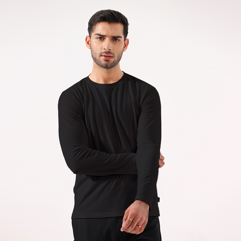 Pack of 2 - 24/7 Mens Full Sleeve - White & Black