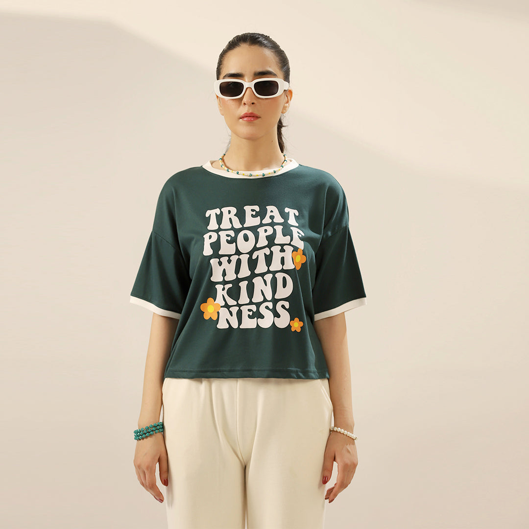 Treat People With Kindness Boxy Tee
