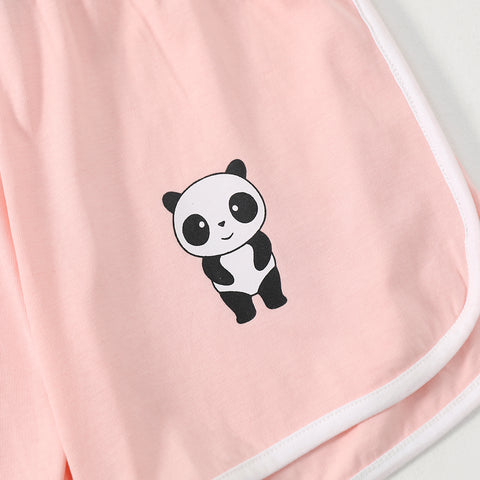 Pink Panda Shorts