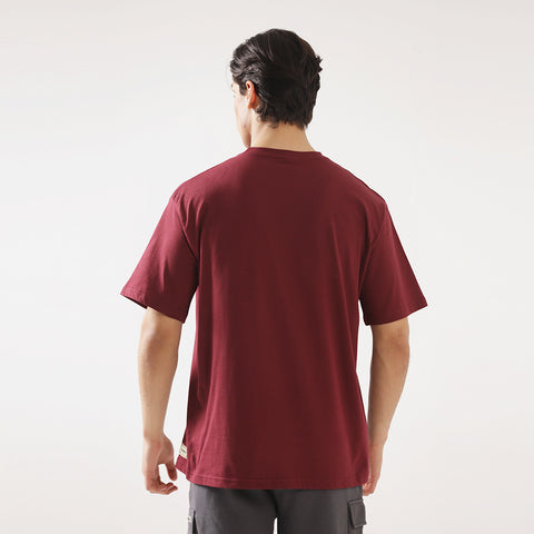 Maroon Oversize T-shirt