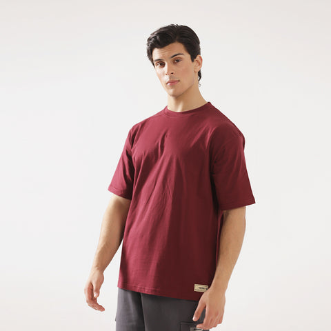 Maroon Oversize T-shirt