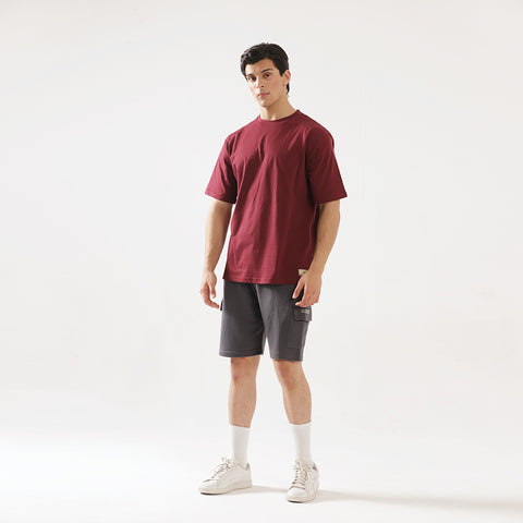 Maroon Oversize T-shirt