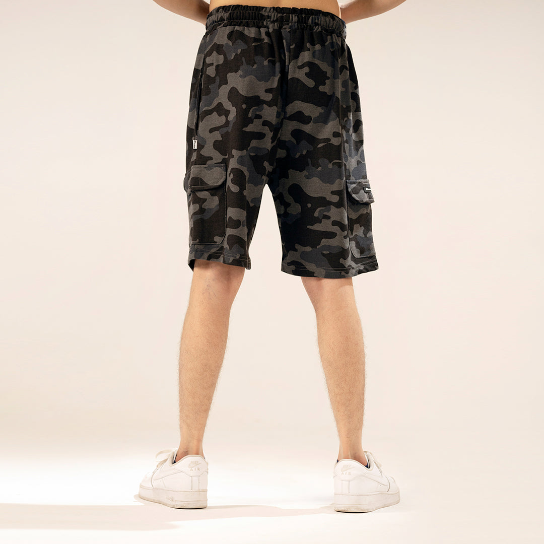 Camo Cargo Relax Fit Shorts