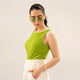Lime Ribbed Tanktop