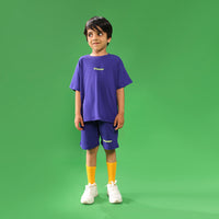Tooney Purple Kids Shorts Set
