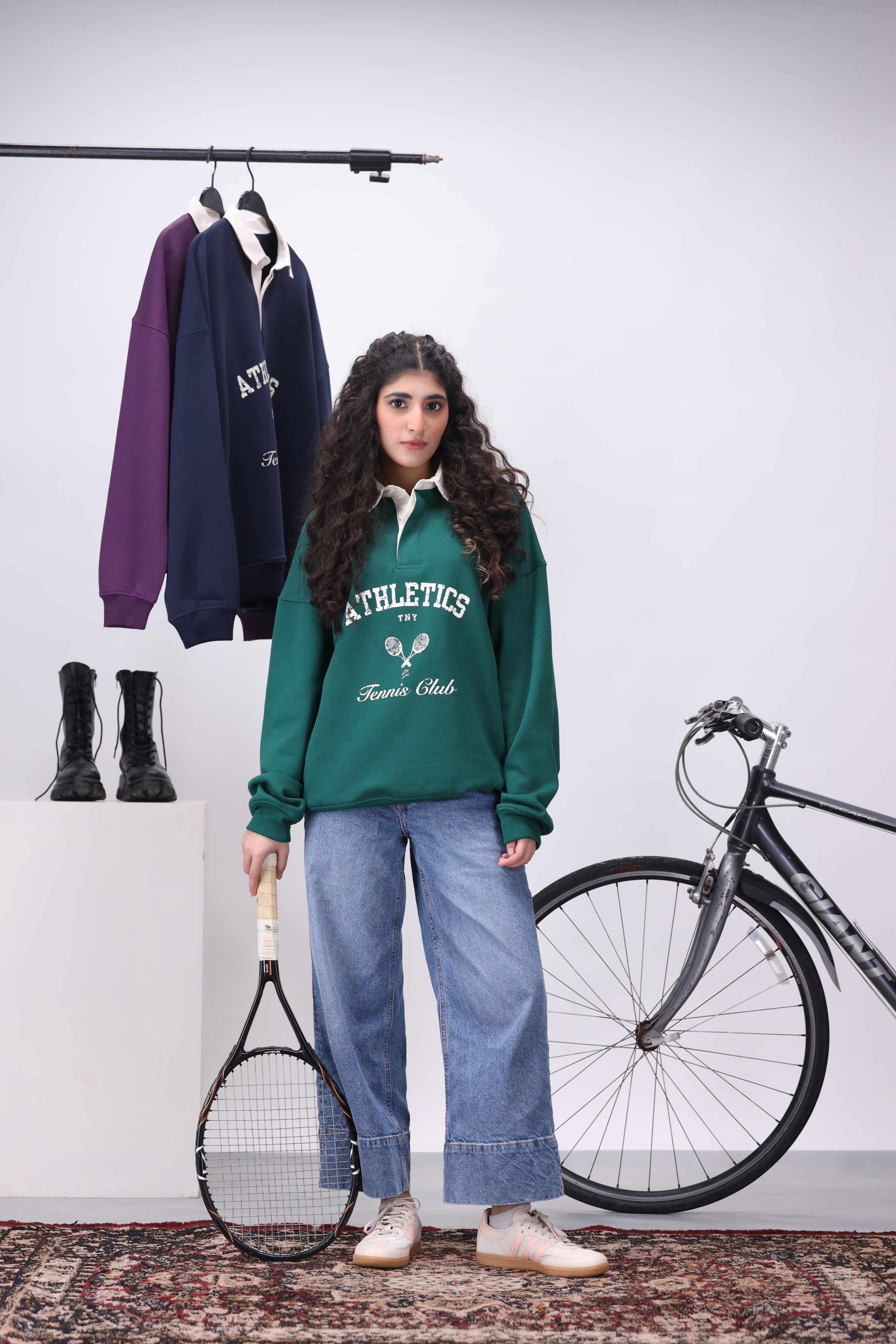 Classic Green TNY Tennis Club Sweatshirt