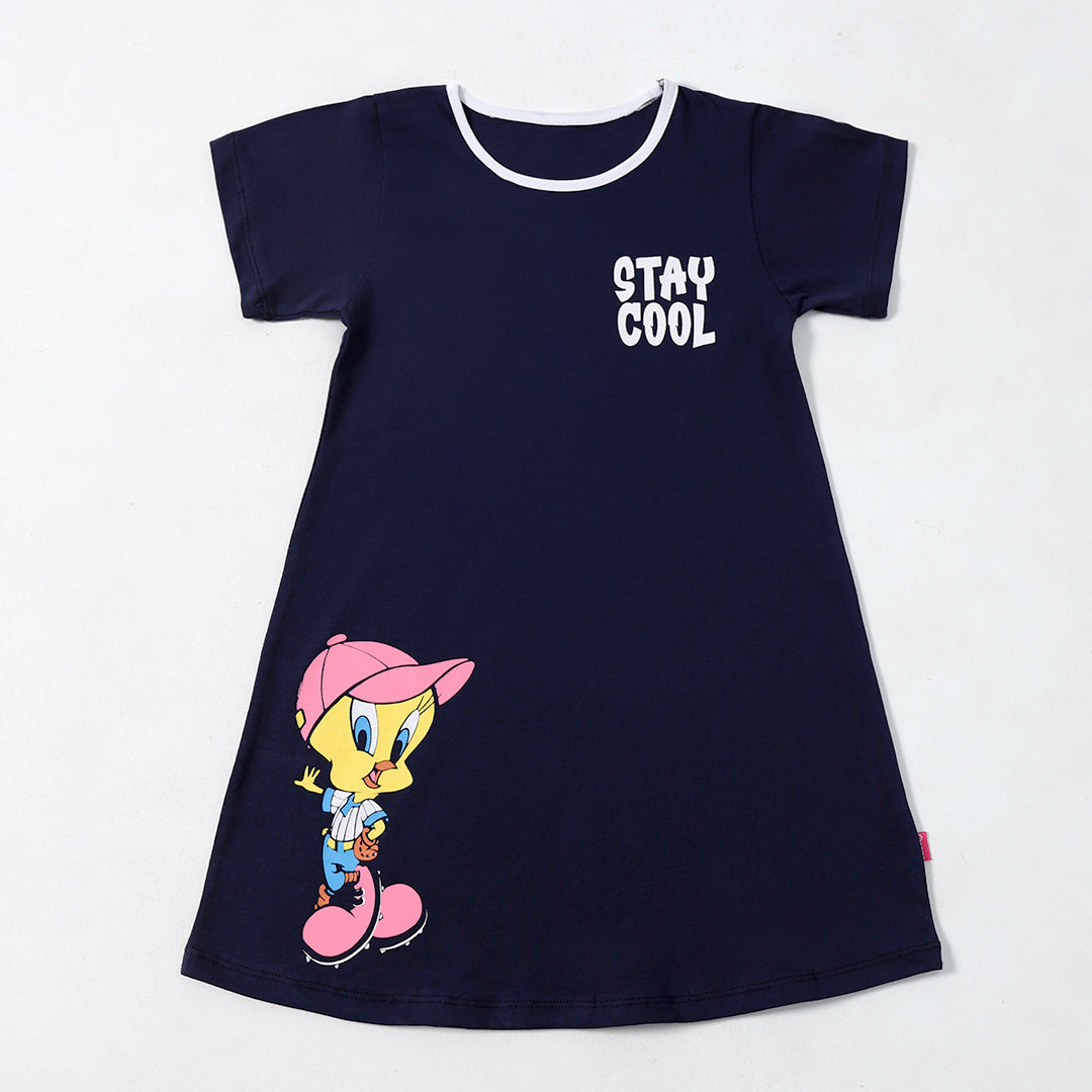 Stay Cool Girls T-shirt Dress