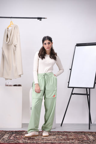 Off White Ribbed Women's Henley