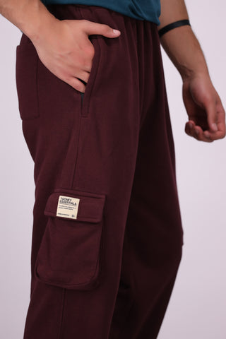 V2 Essential Cargo Trouser Maroon