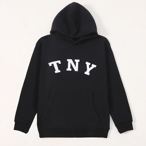 TNY Unisex Oversized Hoodie - Black