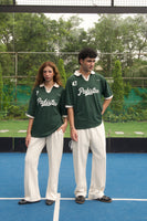Pakistan Oversized Contrast Collar Knitted Polo Unisex