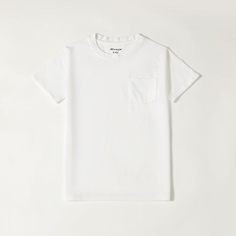 White - 24/7 Kids Pocket Tee