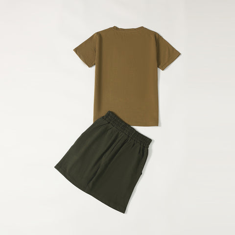 Olive - 24/7 Kids Pocket Tee