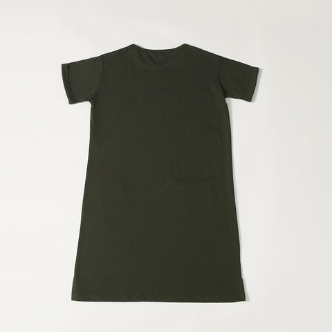 Olive - Girls Pocket Dress