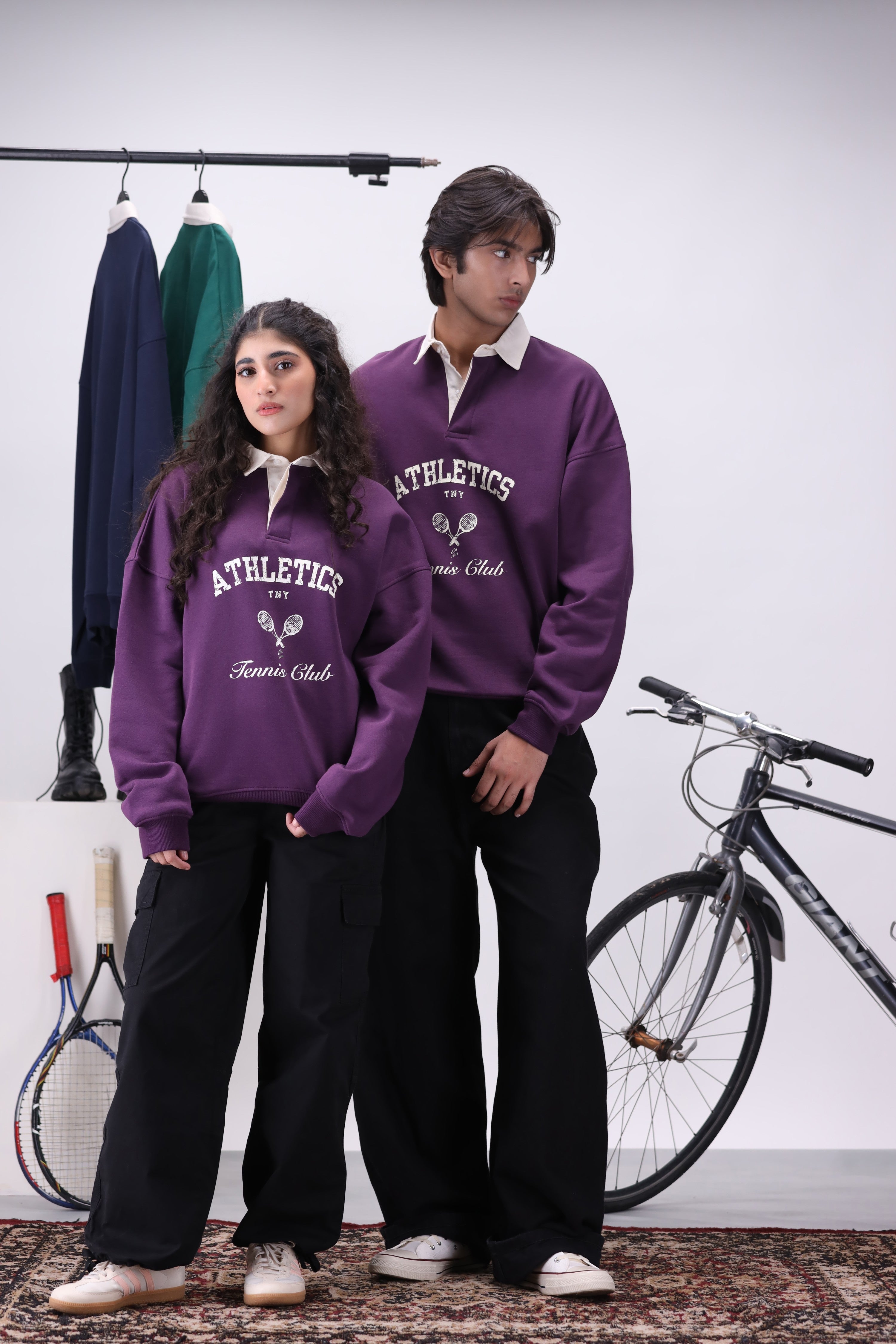 Classic Purple TNY Tennis Club Sweatshirt
