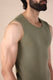 Ribbed Tanktop – Olive