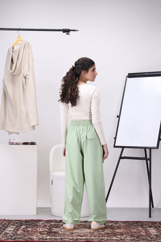 Off White Ribbed Women's Henley
