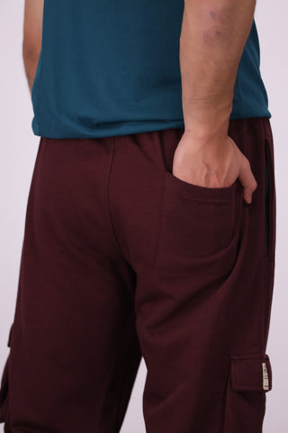 V2 Essential Cargo Trouser Maroon
