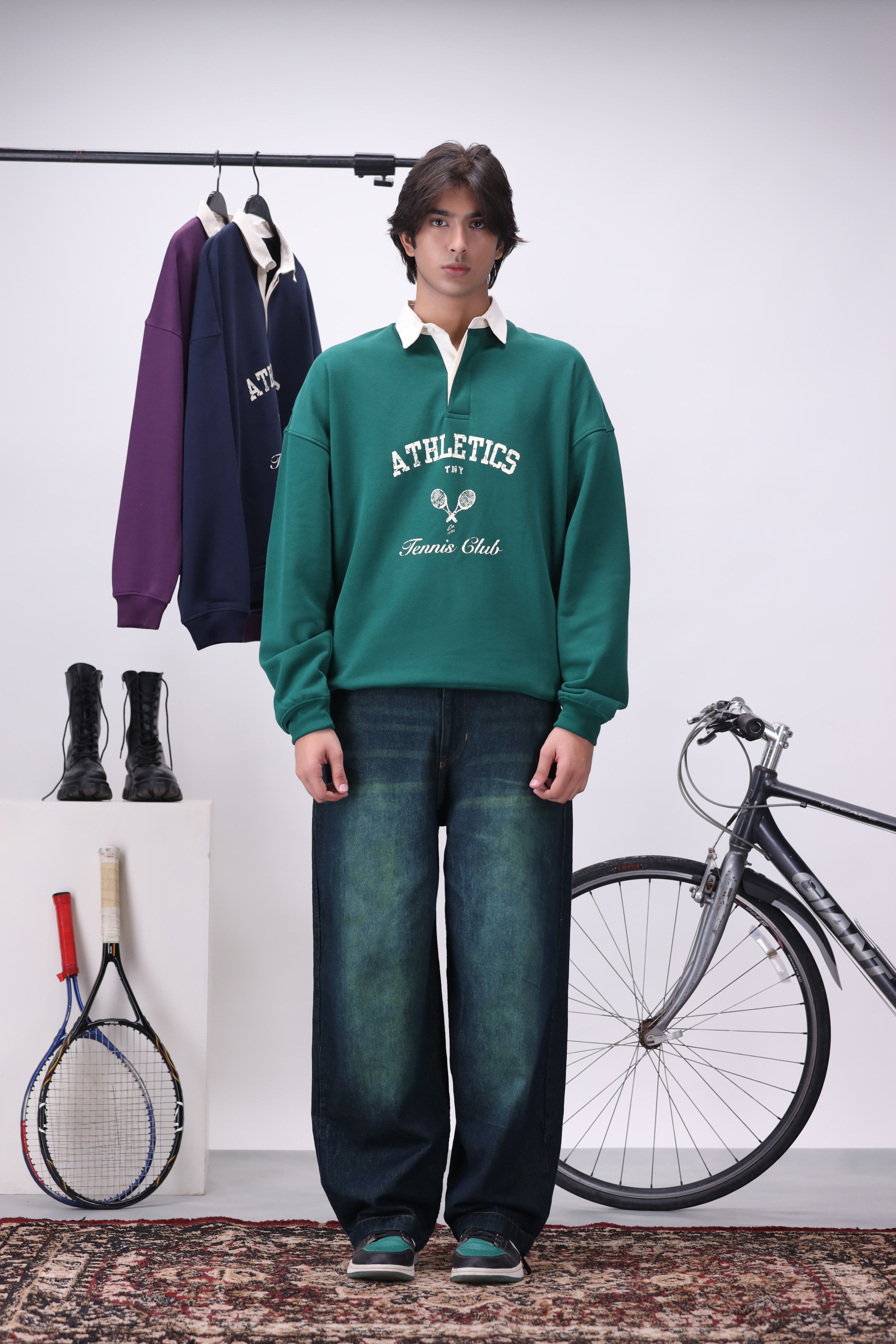 Classic Green TNY Tennis Club Sweatshirt