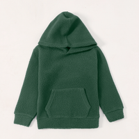 Green Kids Unisex Sherpa Pullover