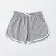 Grey Cotton Dolphin Shorts