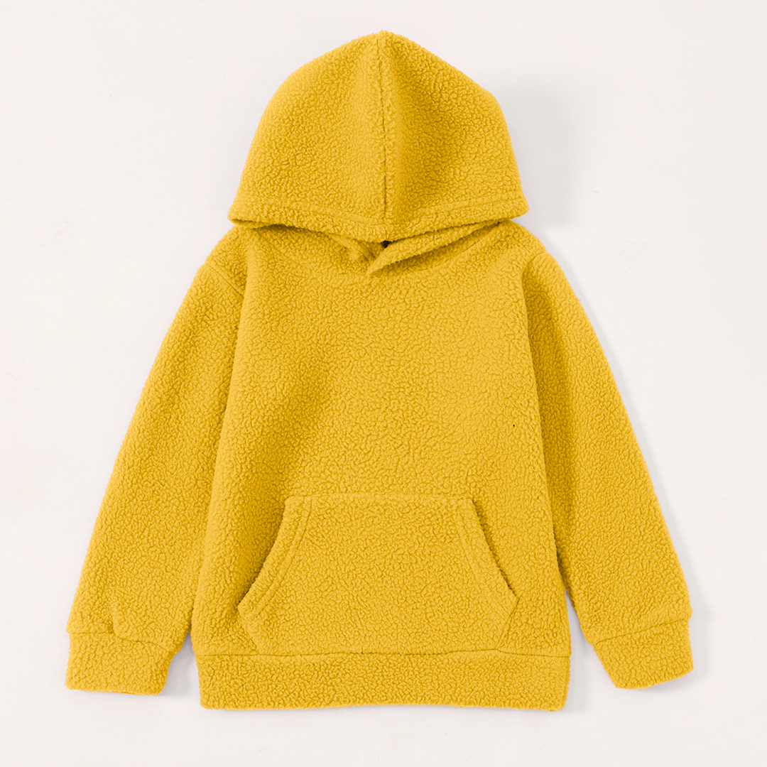 Mustard Kids Unisex Sherpa Pullover