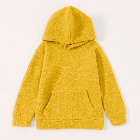Mustard Kids Unisex Sherpa Pullover