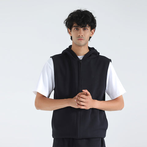 Black Sleeveless Short Set