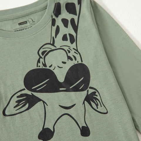 Hanging Giraffe Full Sleeve Tee