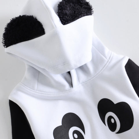 Panda Kids Fleece Hoodie