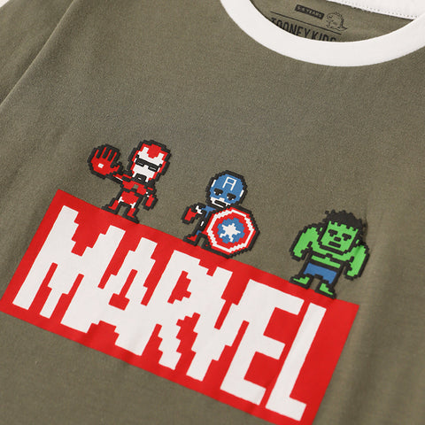Marvel Double Layer Sleeves T-shirt