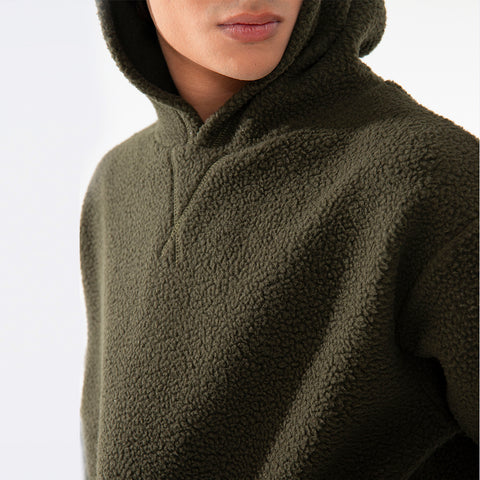 Olive Sherpha Unisex Hoodie