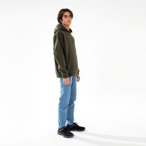 Olive Sherpha Unisex Hoodie