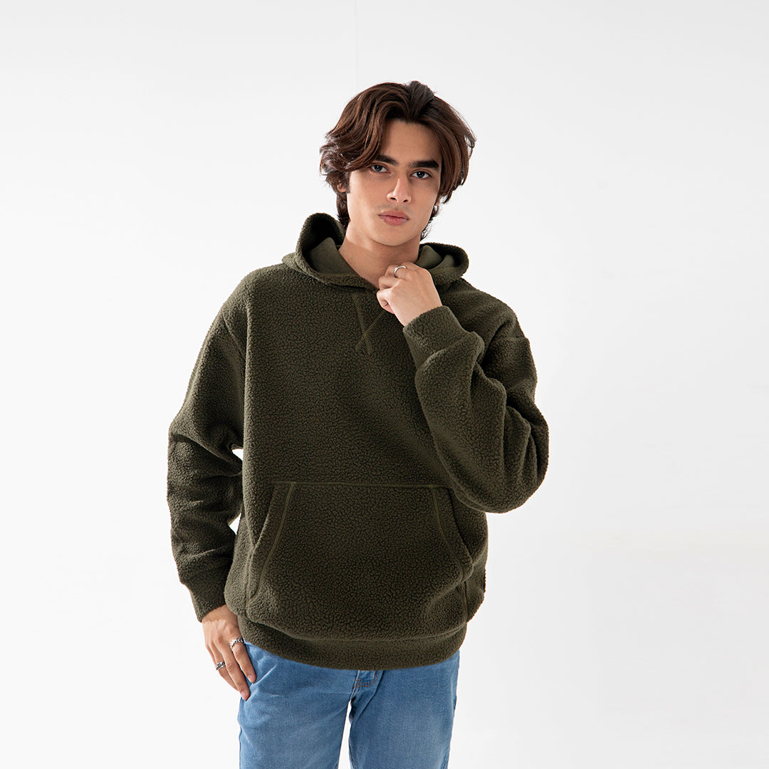 Olive Sherpha Unisex Hoodie – Tooney Teez