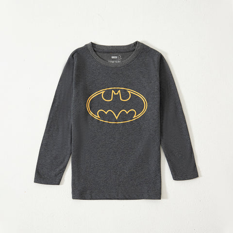 Batman Puff Print L/S Tee